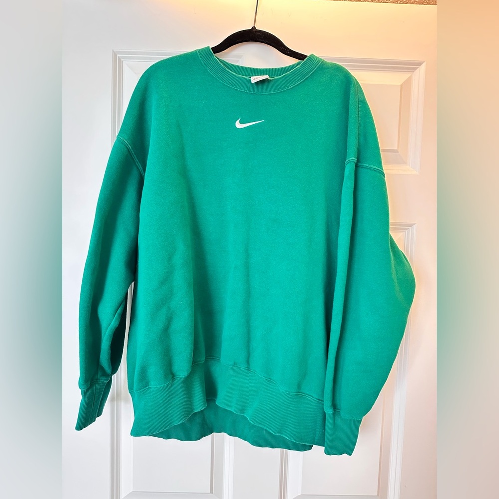 Green Nike Crewneck